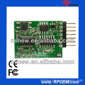 wireless OOK 868MHz receiver module with learning code